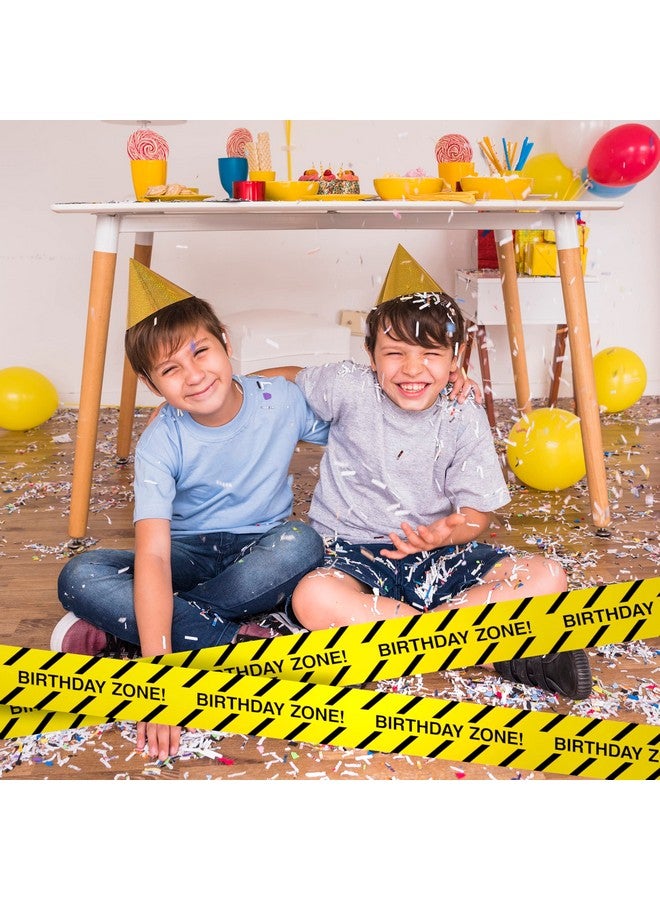 TAPIX Birthday Zone Party Decoration • 3 In. Wide X 100 Ft. Long • High Visibility • Tear Resistant Design • Great For Construction-Themed Parties - Image 5