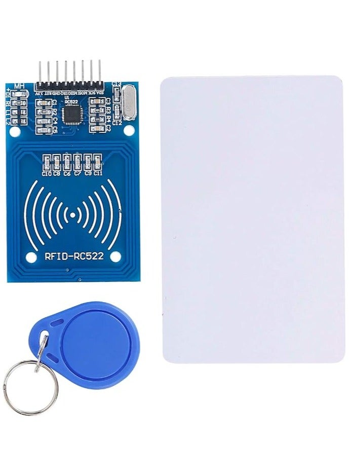 erorex RFID Kit Mifare RC522 RFID Reader Module with S50 White Card and Key Ring for Arduino Raspberry Pi - Image 1