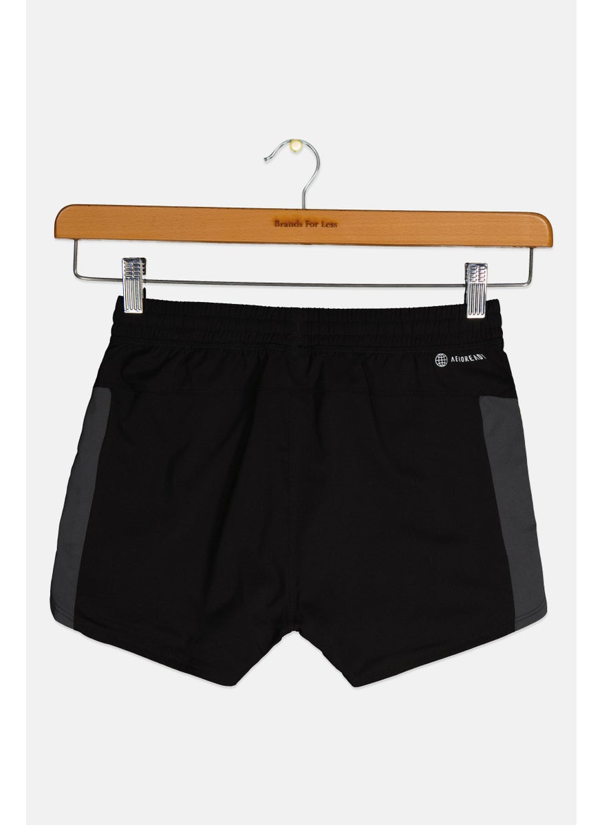 Adidas Kids Girl Sportswear Fit Outdoor Short, Black  - Image 2