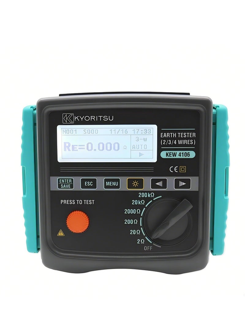 Kyoritsu KEW 4106 Earth Resistance & Resistivity Tester - Image 1