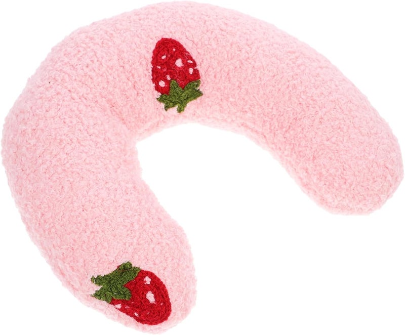 U-Shaped Cat Pillow for Neck Support Soft and Cozy Kitten Travel Pillow for Deep Sleep Stylish Design Safe Materials for Comfortable Pet Rest - Image 1