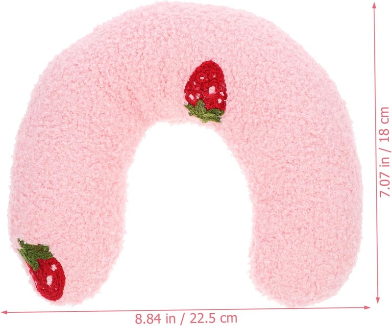 U-Shaped Cat Pillow for Neck Support Soft and Cozy Kitten Travel Pillow for Deep Sleep Stylish Design Safe Materials for Comfortable Pet Rest - Image 2