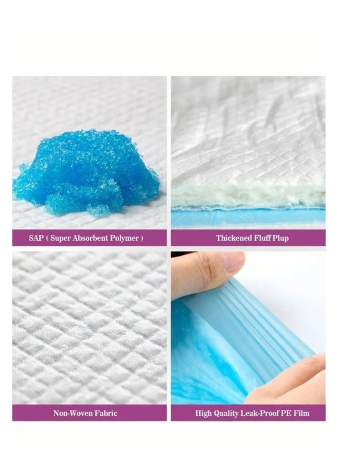 50 جهاز كمبيوتر شخصي منصات الكلاب سميكة تدريب الحيوانات الأليفة و منصات الجرو منصات البول الممتصة للكلاب دليل التسرب منصات تدريب الكلاب للجرر القطط الأرانب منصات البول الحيوانات الأليفة - Image 5