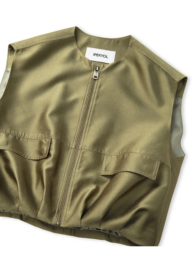 ابيكول Zip-Up Waistcoat