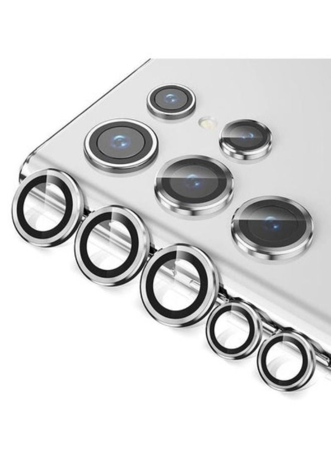 ACLIX 5 Piece Camera Lens Protector Scratch Resistant for Samsung Galaxy S22 Ultra Silver - Image 2