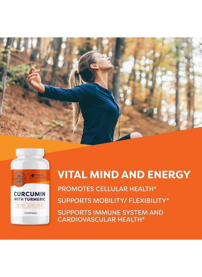 Vimergy Curcumin With Turmeric, 90 Servings Value Size Immune System Supplemen 270 Count  - Image 2