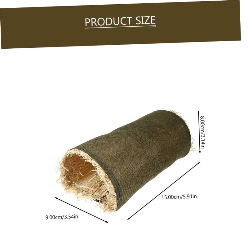 Soft Rabbit Tunnel Nest Cozy Hideout for Hamsters Guinea Pigs and Chinchillas - Image 3