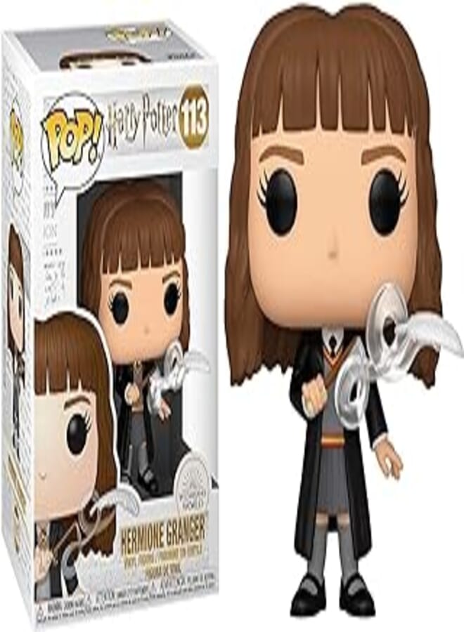 Funko POP! Harry Potter-Hermione Granger With Feather - Collectable Vinyl Figure - Gift Idea - Official Merchandise - Toys for Kids & Adults - Movies Fans - Model Figure for Collectors and Display