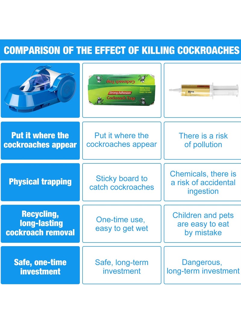 Excefore فخ الصراصير لاصق الصراصير لقتل الصراصير فخ داخلي للصراصير والنمل والعناكب والحشرات والخنافس والصراصير - Image 3