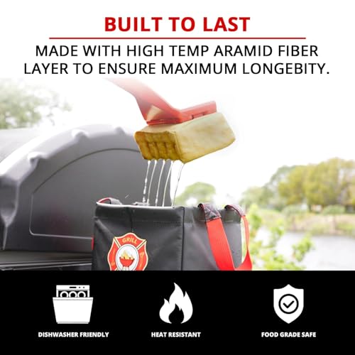 Grill Rescue BBQ Replaceable Cleaning Head, Bristle Free - Durable and Unique Grate Scraper Tools for Cast Iron or Stainless-Steel Grates, Barbecue Cleaner - Image 3