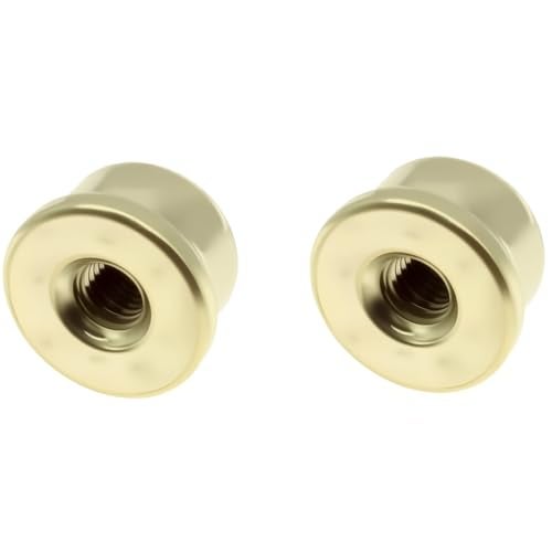 FDXGYH 1/4-27 Lamp Finials Caps 2 Pcs Solid Lamp Finials Caps Tapped of Tops for Lamp Shade Holder Harp(Gold) - Image 4
