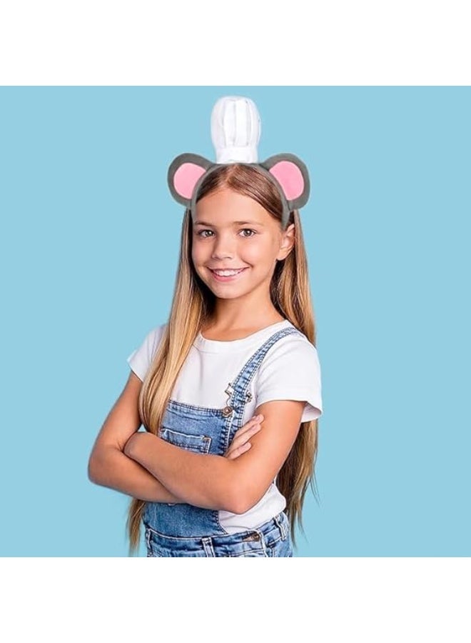 رأس الفئران مع قبعة الطهاة، حفلة موضوع عيد الميلاد هالوين، الملابس الكرتونية Cosplay إكسسوارات - Image 3