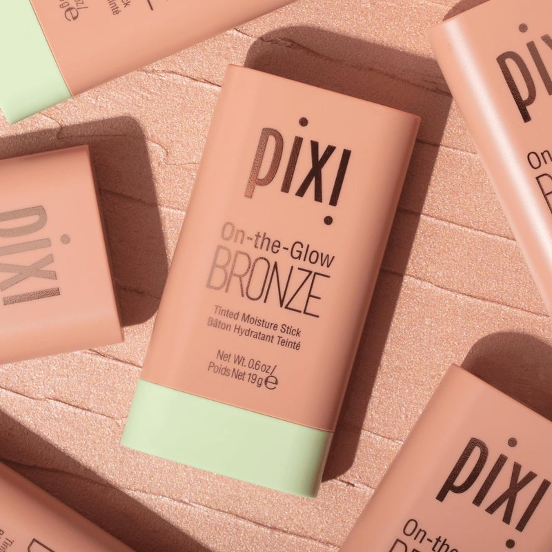 Pixi On-the-Glow Bronze - SoftGlow, Hydrating Tinted Moisture Bronzer Stick with Ginseng, Aloe Vera & Fruit Extracts, For Cheeks & Lips, 19g / 0.6oz, Paraben-Free - Image 2