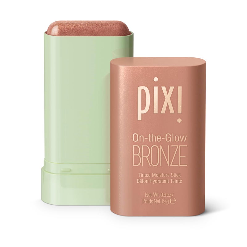 Pixi On-the-Glow Bronze - SoftGlow, Hydrating Tinted Moisture Bronzer Stick with Ginseng, Aloe Vera & Fruit Extracts, For Cheeks & Lips, 19g / 0.6oz, Paraben-Free - Image 1