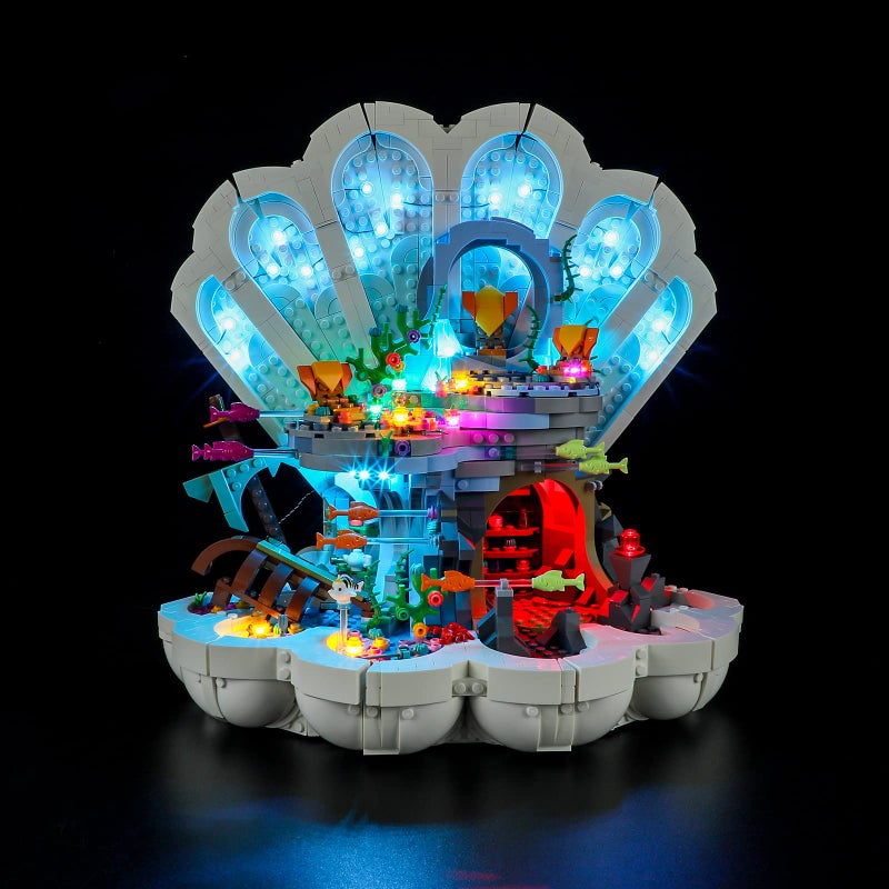 BRIKSMAX Led Lighting Kit for LEGO43225 The Little Mermaid Royal Clamshell Compatible with Lego Disney Building Blocks Model Not Include Lego Set - Image 2