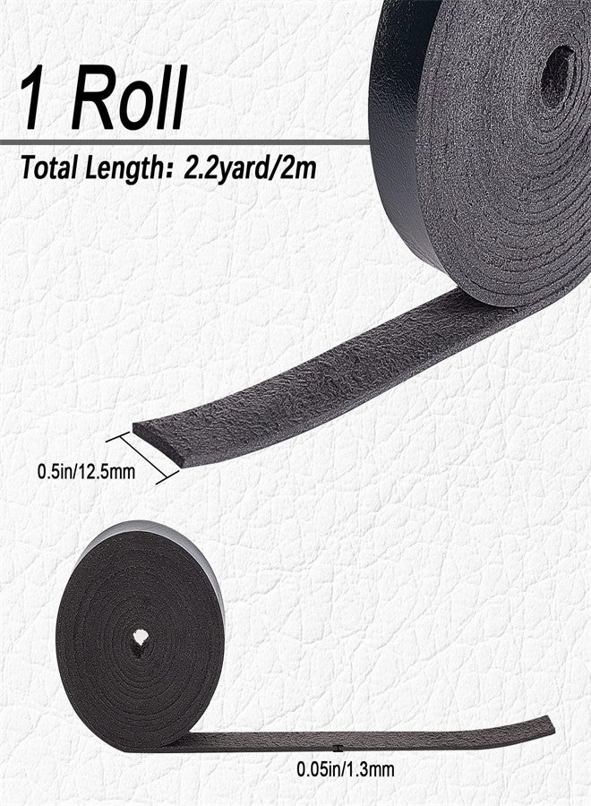Excefore EXCEFORE Leather Strap Strip SYOSI 2cm Wide 2m Long Leather Belt Strips Wrap Single Sided Cord for DIY Crafts Wrapping Making Bag Handles  - Image 5