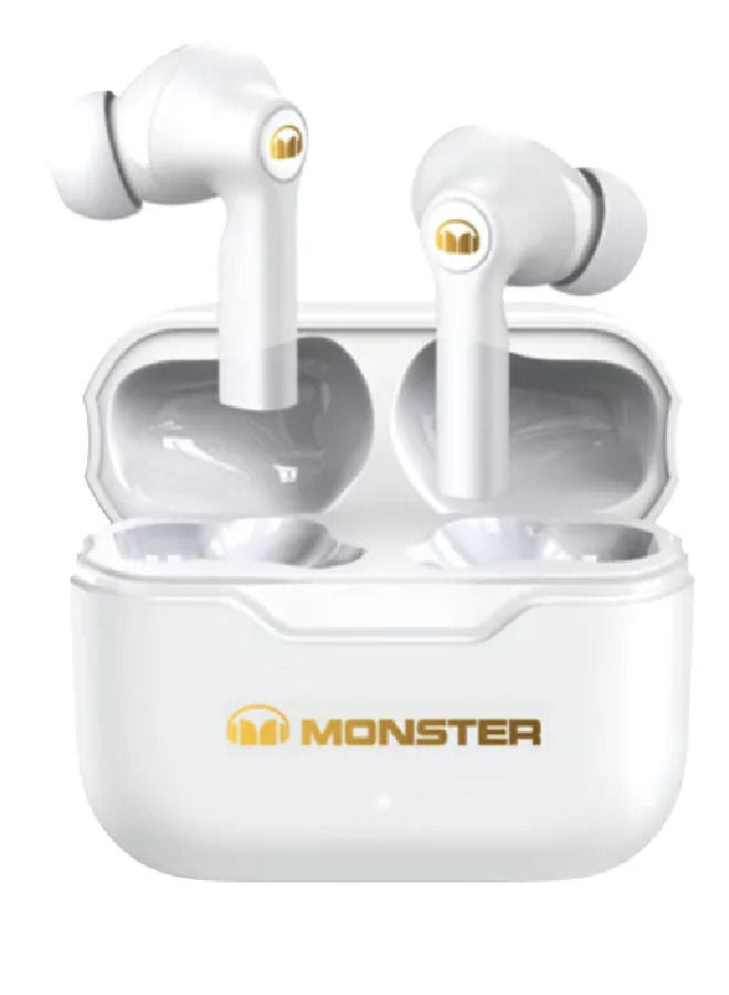 Monster Wireless Bluetooth Earphone XKT02 White