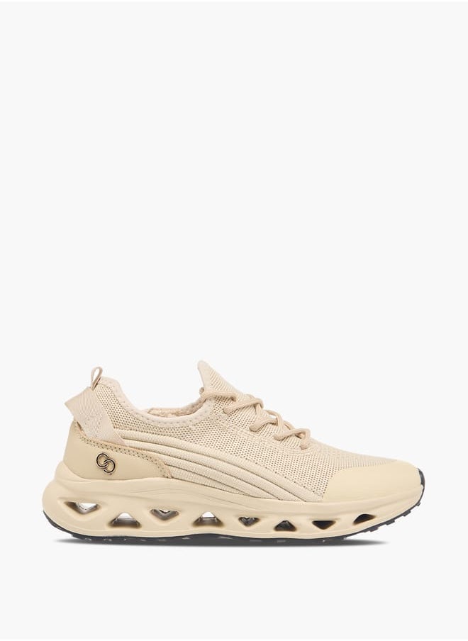 Celeste Women's Mesh Textured Sneakers with Lace-Up Closure  - Image 3