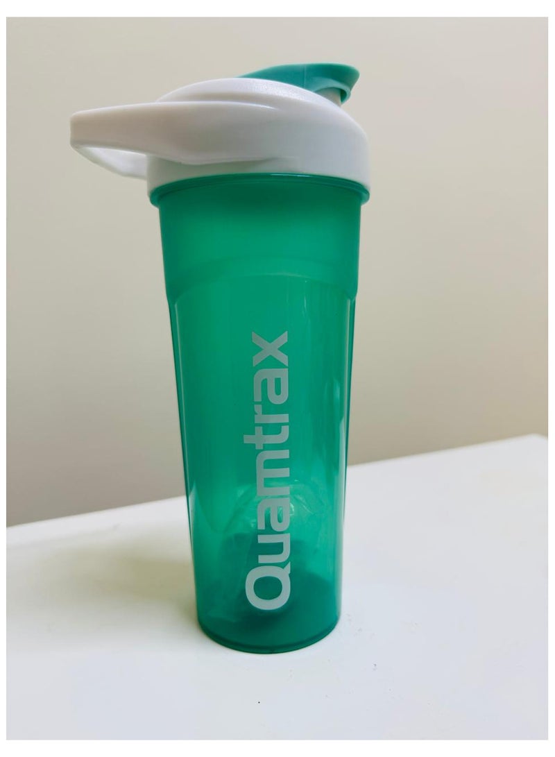 Quamtrax Protein Powder Shaker Exercise Bottle 600ml  - Image 1