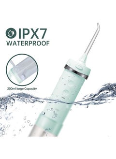 Youtrico Water Pick Teeth Cleaner Mini Water Floss Oral Irrigator - 5 Modes (Green)  - Image 5