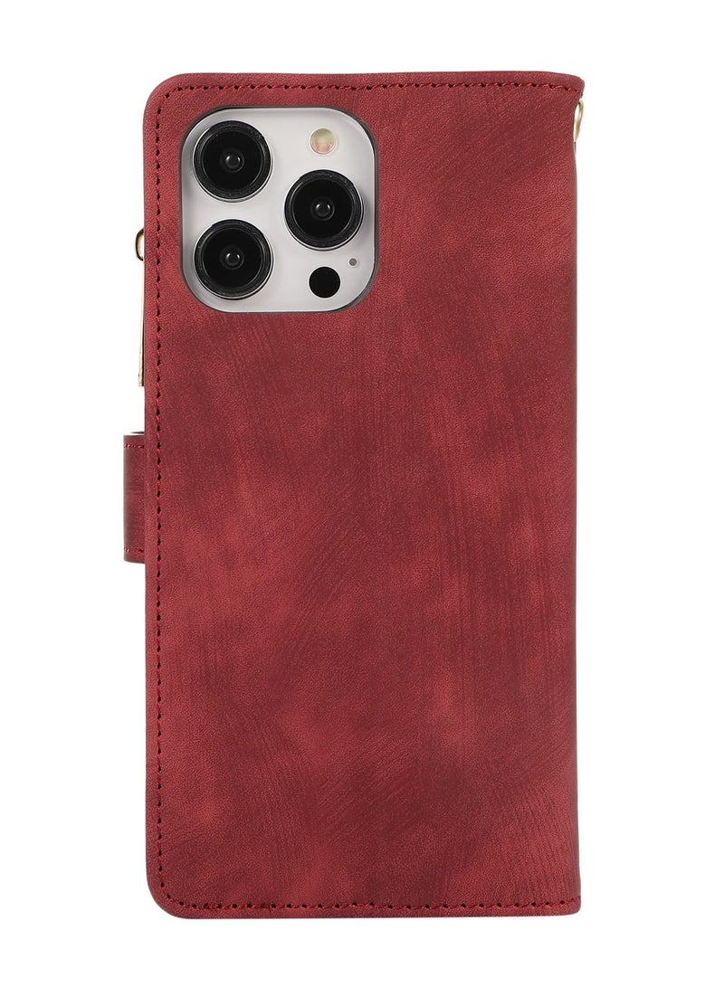 Suteni Flip Cover Leather Protective Mobile Phone Case for iPhone - Image 2