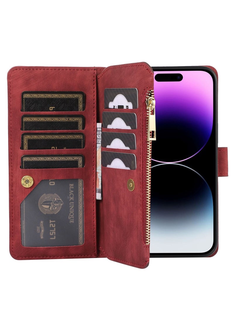 Suteni Flip Cover Leather Protective Mobile Phone Case for iPhone - Image 3