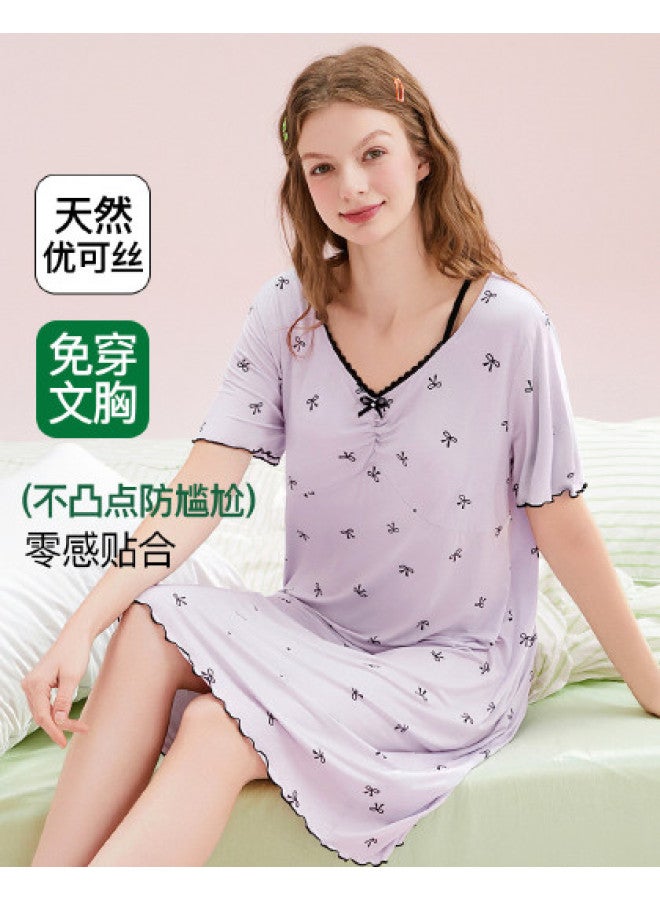 Fenton natural Ecosilhouette Slim-fit Thin Padded Sleep Dress - Image 1