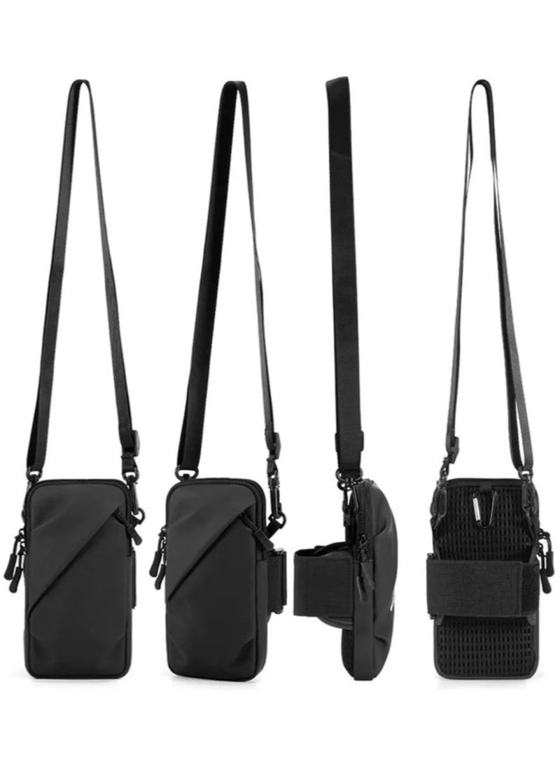Generic Smartphone Armband Sleeve Pouch Bag Phone Arm Bands with Workout Fits Phone Android Phone Use for Running - Image 3