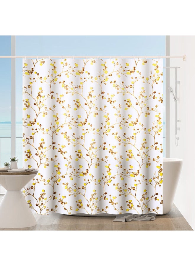 Ridder German Imported Shower Curtain, Waterproof Bathroom Parion, Shower Curtain, Autumn Fruit Pattern, 180*200cm - Image 3