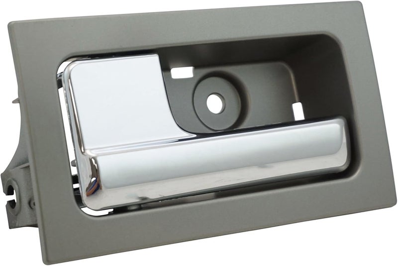 TRQ Driver Side Interior Door Handle Chrome & Platinum Compatible with 2009-2014 Ford F-150 FO1352152 - Image 3