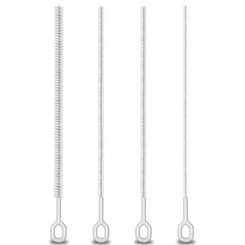 Dosanlues Heavy Duty Straw Cleaner Brush - 4 Pack 12.6 Inch Flexible Full-Cover Brushes with Large Handle, Reusable Pipe & Tube Cleaner Set (0.23", 0.31", 0.39", 0.47" Diameters) - Image 1