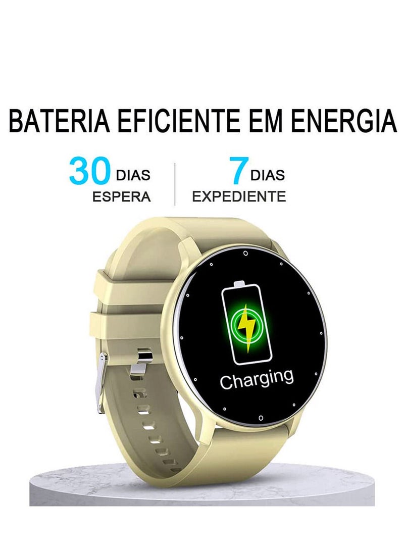 ZL02D Smart Bracelet Health Housekeeper Sports Partner Weather Forecast Heart Rate Blood Pressure Information Reminder Yellow  - Image 2