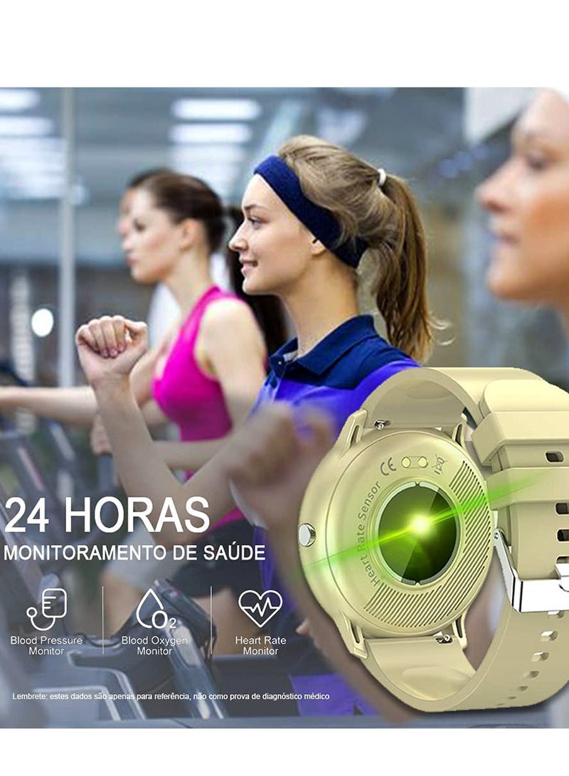 ZL02D Smart Bracelet Health Housekeeper Sports Partner Weather Forecast Heart Rate Blood Pressure Information Reminder Yellow  - Image 3