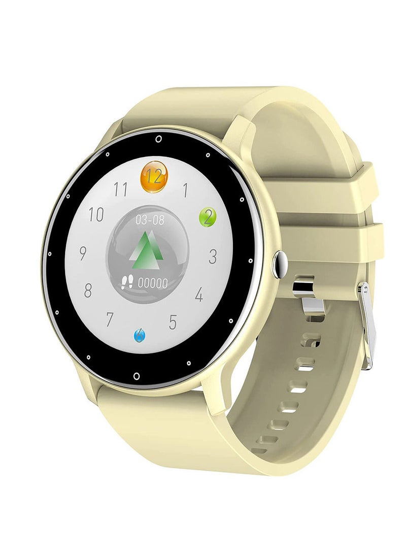 ZL02D Smart Bracelet Health Housekeeper Sports Partner Weather Forecast Heart Rate Blood Pressure Information Reminder Yellow  - Image 1