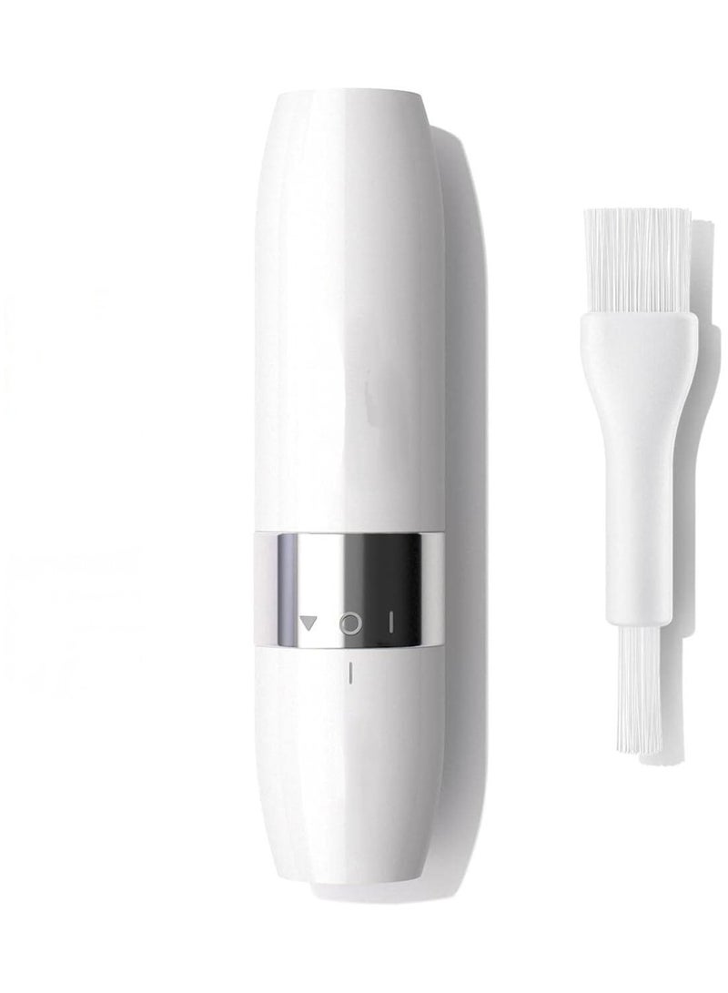 جهاز ازاله  شعر الوجه الصغير مع الضوء الذكي ، لون أبيض - Image 2