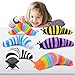 Cevioce Sensory Slug Fidget Toys  6 Pcs Cute Autism Sensory Toys for Autistic Children  Kids Party Favors Age 3 - Image 4