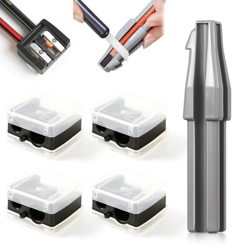 Eyebrow Pencil Shaper Cosmetic Sharpener Eyeliner and Lip Liner Sharpener for Waterproof Peel Off Brow Pencils Compact DuckbillShape Makeup Tools