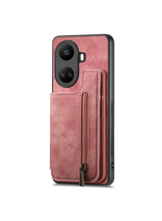 The Bros Phone Case For Huawei nova 10 SE Retro Leather Zipper Wallet Back Phone Phone Case  - Image 1