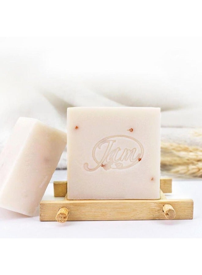 JAM 2-Piece Rice Milk Handmade Soap for Face & Body 65 grams - Image 5