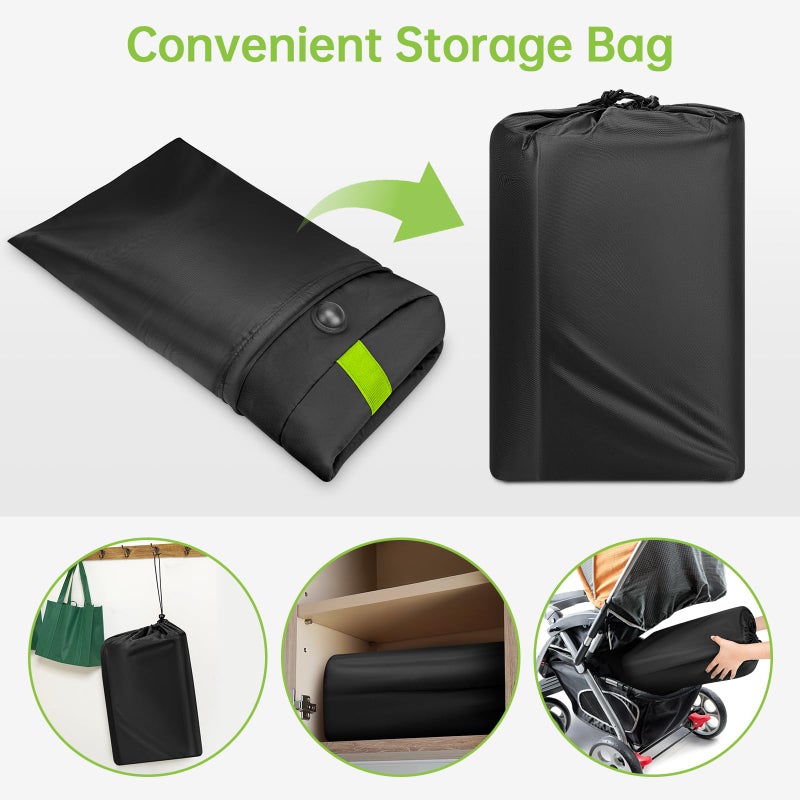YOREPEK Infant Car Seat Travel Bag Compatible with All Nuna Pipa Car Seat and Base or Chicco KeyFit 30 and Base, Padded Car Seat Bags for Air Travel,Car Seat Gate Check Bag with 5 Protective Feet - Image 5