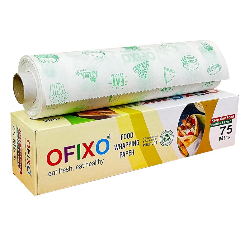 OFIXO 75 Meter Food WRAP Multipurpose Food Wrapping 75 Meter Pack of 1