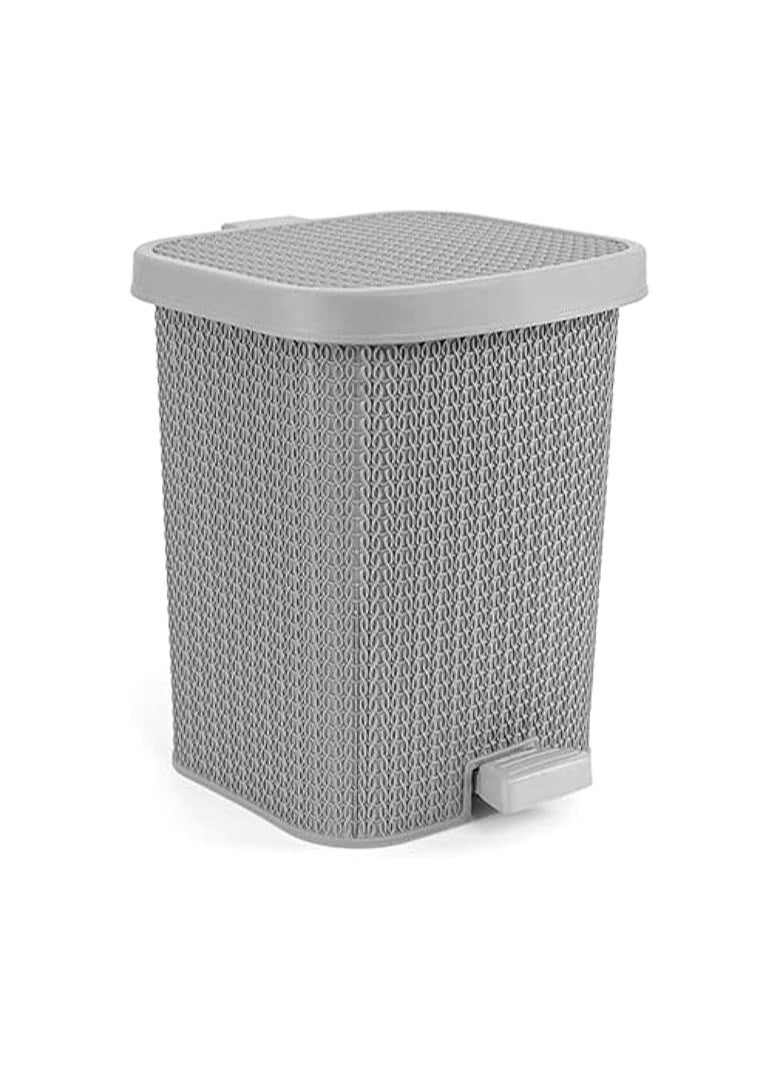 El Helal & Silver Star - Palm small gray trash can 25013 - Image 1