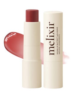 Melixir Vegan Lip Butter 02 Nude Crumble(Tinted) (+11 More Colors) 0.13Oz Bee Free Petrolatum Free Deep Nourishing Plantbased Vegan Chapstick Vegan Lip Balm For Dry Cracked And Chapped Lips  - Image 1