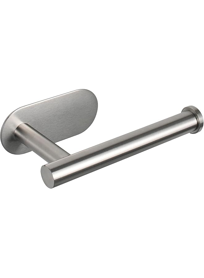 S-TOP Adhesive Toilet Paper Holder - Thicken Stainless Steel, Rustproof Roll Holder for Bathroom, Kitchen (1 Pack,) - Image 1