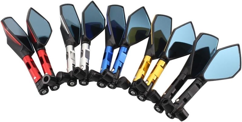 QASULER Universal Motorcycle Rearview Mirrors - Image 5