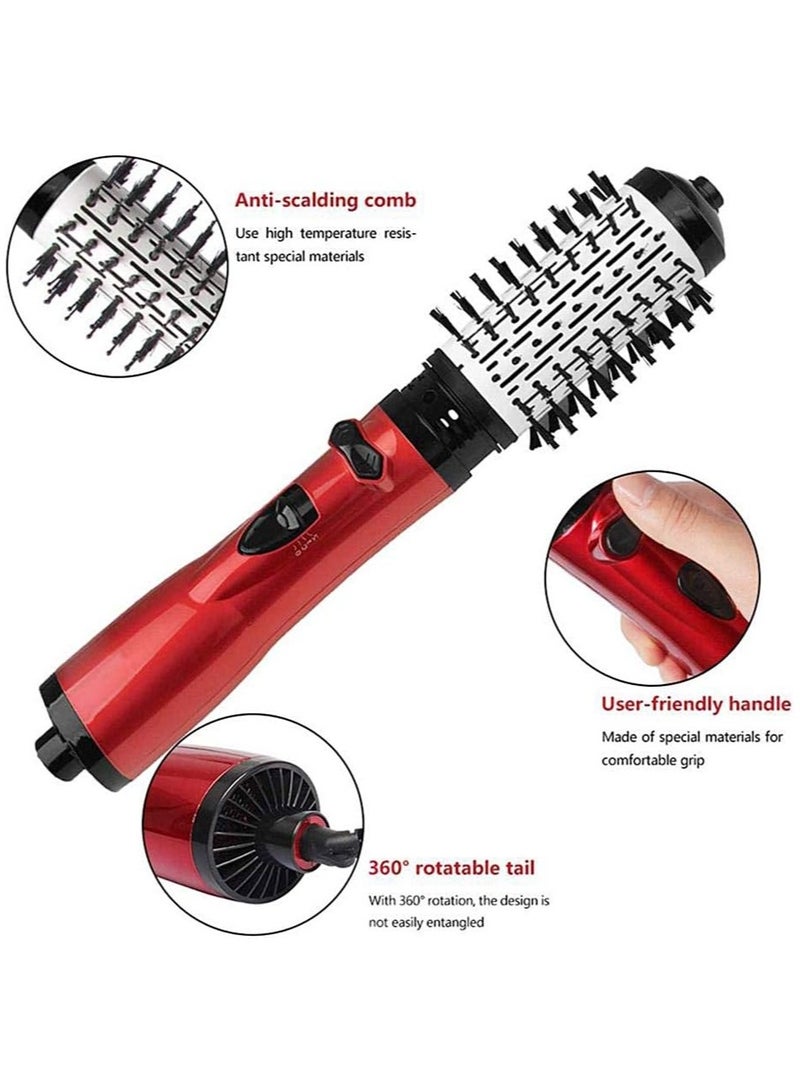 general Hot Air Comb Hot Air Dryer Comb Kit 2 in 1 Electric Rotating Hair Turning Fan with Negative Ion Brush for Hair Curling and Straightening - Image 4