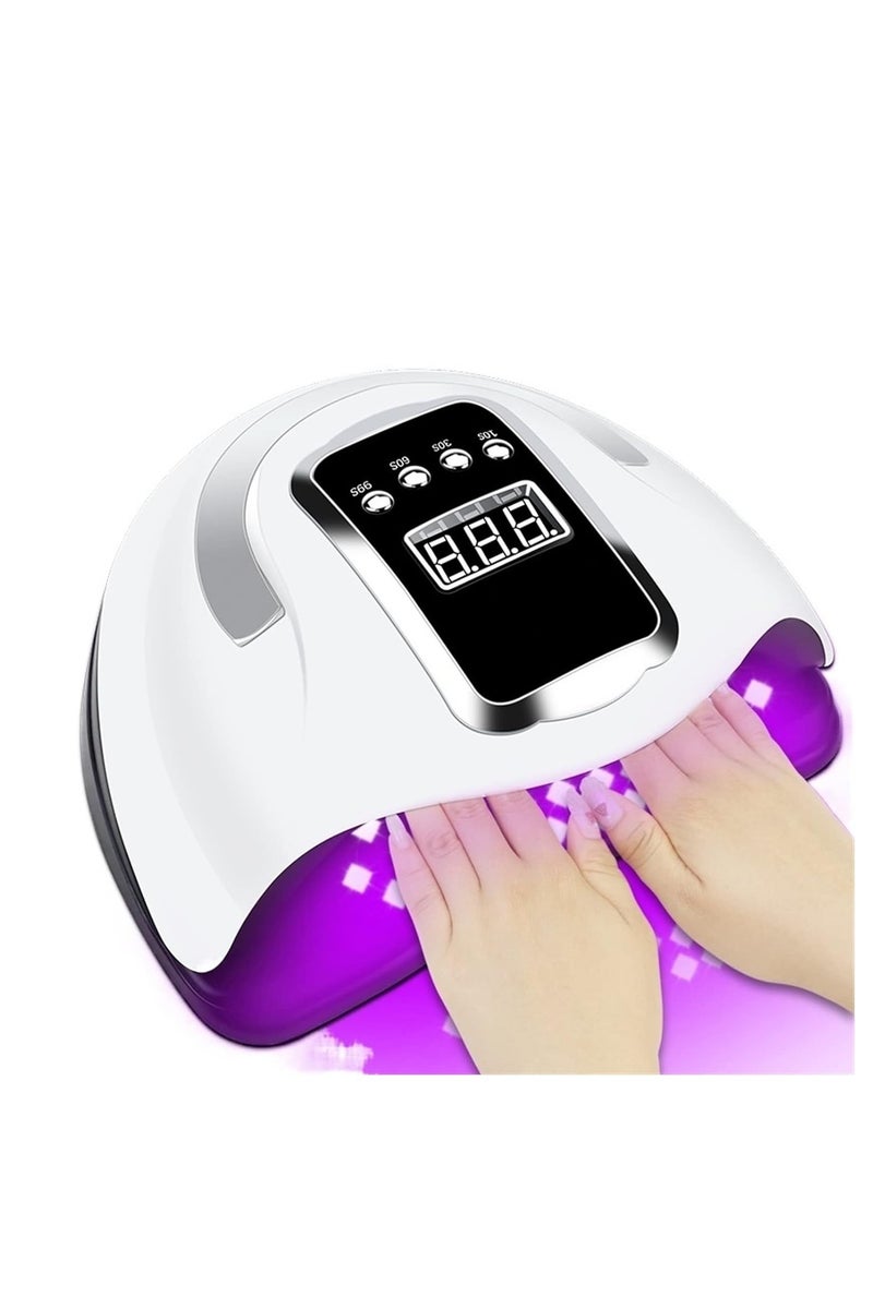 120W UV LED Nail Dryer, 36 Beads Smart Nail Dryer, 4 Timers, Portable Smart LED Nail Lamp (Fast Nail Dryer for Professional Shiny Nails at Home, - Image 1