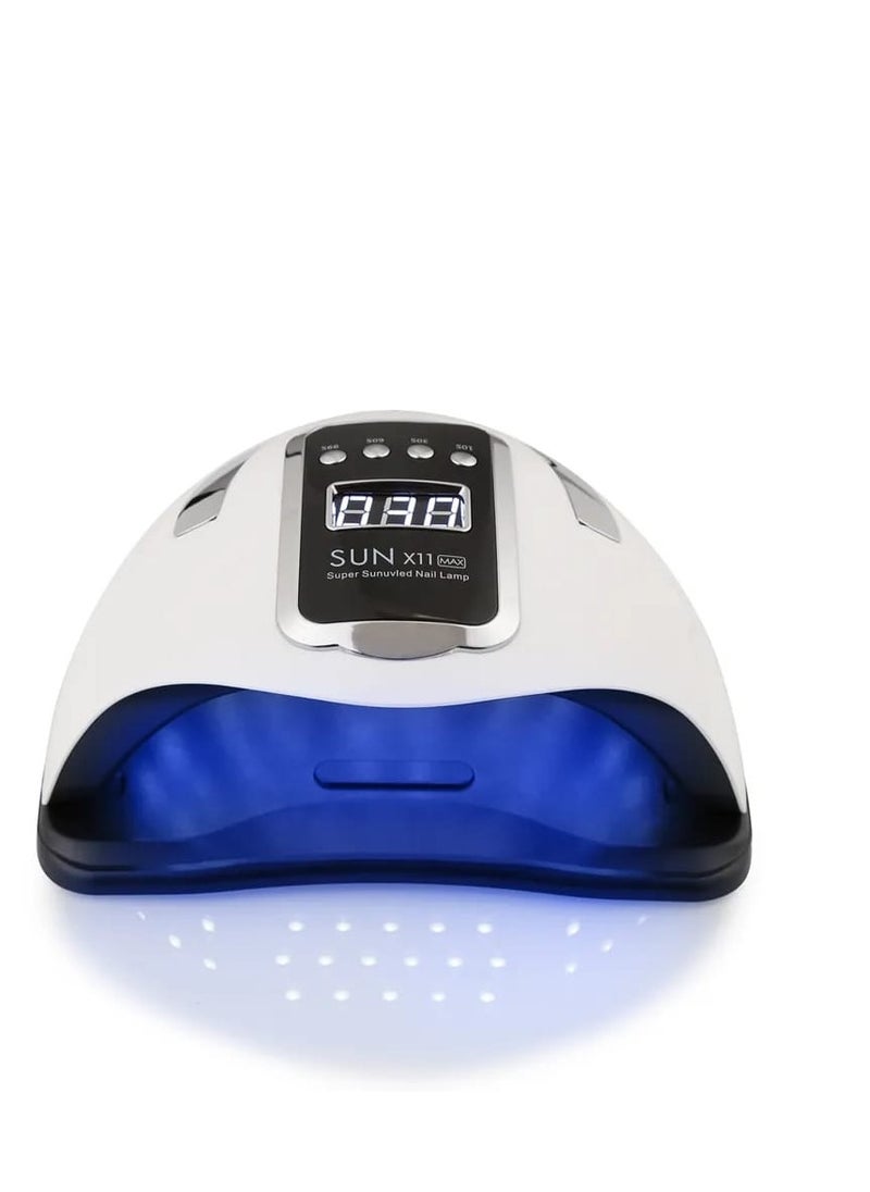 Generic 120W UV LED Lamp, 36 Beads Smart Nail Dryer, Fast Curing Nail Dryer, 4 Timers, Smart LED Nail Lamp with Portable Handle and Large Space, Nail Art Tools (White)  - Image 5