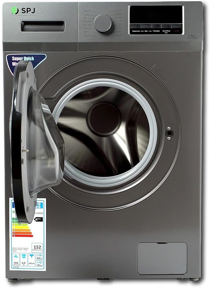 SPJ SPJ FLFAMX‑10KWT 10 kg Front‑Load Fully Automatic Washing Machine  - Image 3