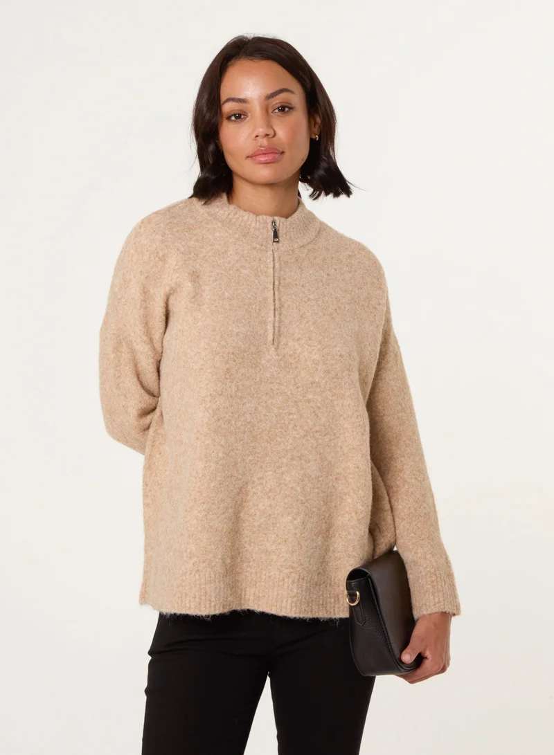 بلو فانيلا نصف سحاب سترة